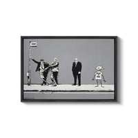 a black and white picture of a group of people