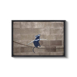 a picture of a bird sitting on a barbed wire