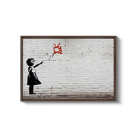 a picture of a girl flying a kite