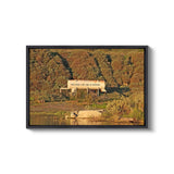 a picture of a house on the side of a hill