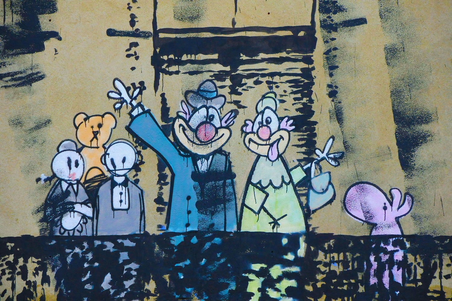 バンクシー ポスター banksy オリジナル Clown KYNE Banksy バンクシー Clown ポスターの販売 ー NOISEKING ノイズキング