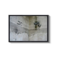a picture of a wall with a gun on it