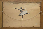a drawing of a ballerina on a piece of paper