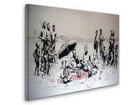 BANKSY Picnic in Africa Fine Art Paper or Canvas Print Reproduction (Landscape)