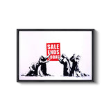 BANKSY  Sales Ends Today Fine Art Paper or Canvas Print Reproduction (Landscape)