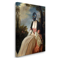 BANKSY Gimp Masked Woman Fine Art Paper or Canvas Print Reproduction  (Portrait)