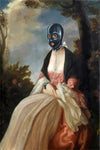 BANKSY Gimp Masked Woman Fine Art Paper or Canvas Print Reproduction  (Portrait)