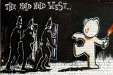BANKSY The Mild Mild West Fine Art Paper or Canvas Print Reproduction (Landscape)