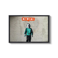 a picture of a man with a speech bubble above his head