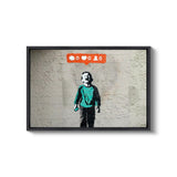 a picture of a man with a speech bubble above his head